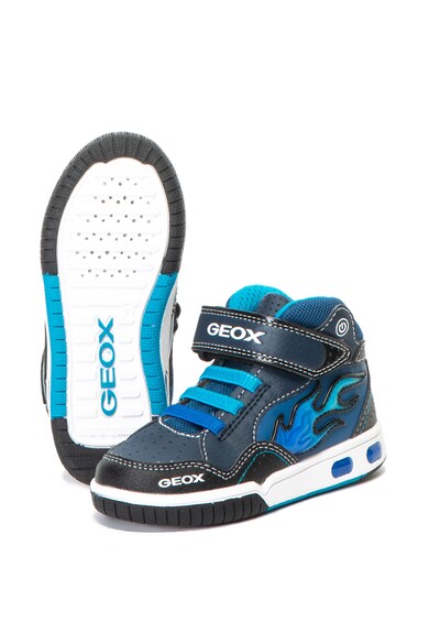 Geox Gregg középmagas szárú sneakers cipő LED világítással Fiú