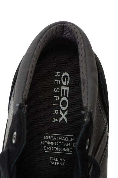Geox Box középmagas sneakers cipő nyerbőr szegélyekkel férfi