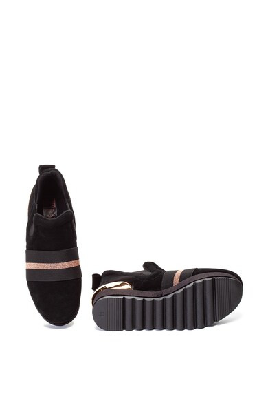 Gioseppo Pantofi sport slip-on de piele intoarsa cu talpa wedge Femei