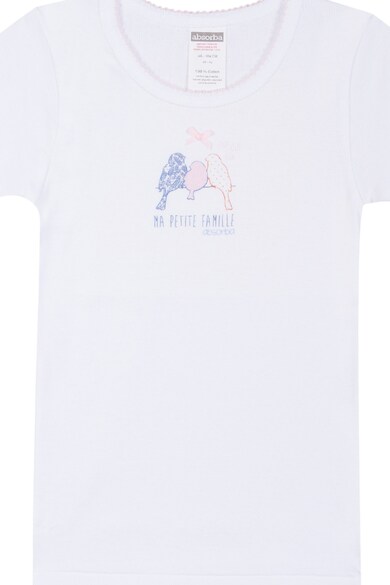 Absorba Tricou din bumbac cu imprimeu cu pasari Fete