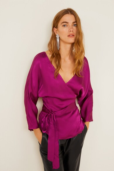 Satin Cache Coeur Mango Blouse Cache Coeur Mango Blouse