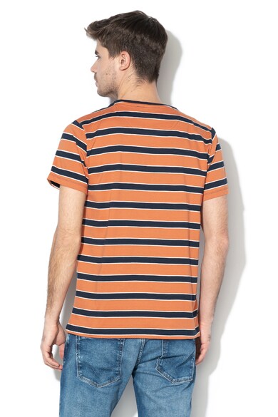 Pepe Jeans London Tricou regular fit cu model in dungi Huber Barbati