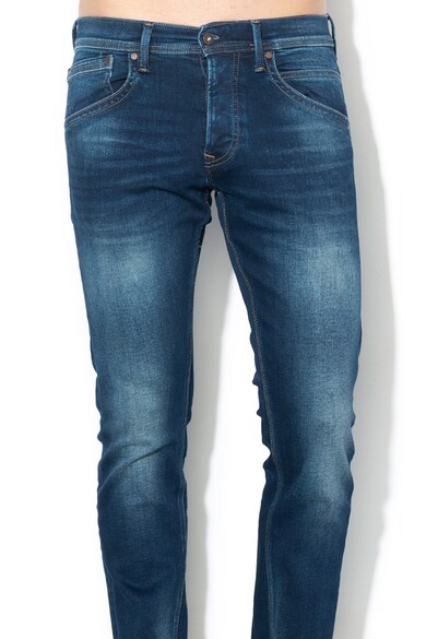 Pepe Jeans London Blugi regular cu aspect decolorat Track Barbati