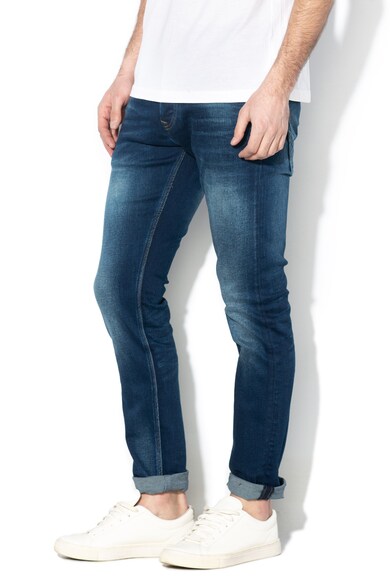 Pepe Jeans London Blugi regular cu aspect decolorat Track Barbati