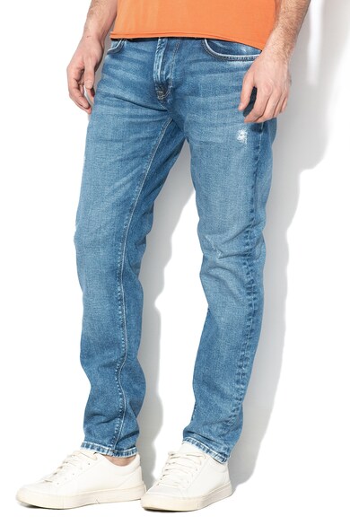 Pepe Jeans London Blugi conici cu aspect decolorat Stanley Barbati