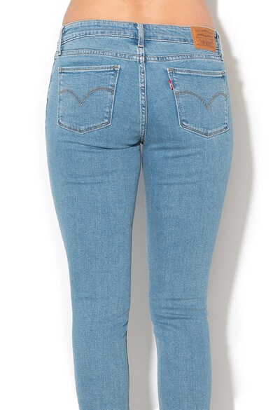 Levi's Blugi crop skinny cu terminatii franjurate 711™ Femei