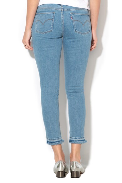 Levi's Blugi crop skinny cu terminatii franjurate 711™ Femei