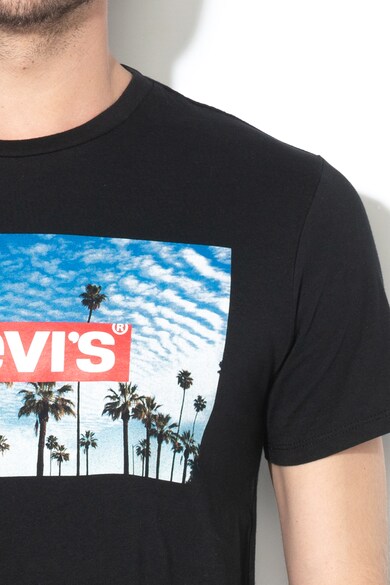 Levi's Tricou cu imprimeu tropical si logo Barbati