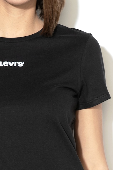 Levi's Tricou cu decolteu la baza gatului si aplicatie logo brodata Femei