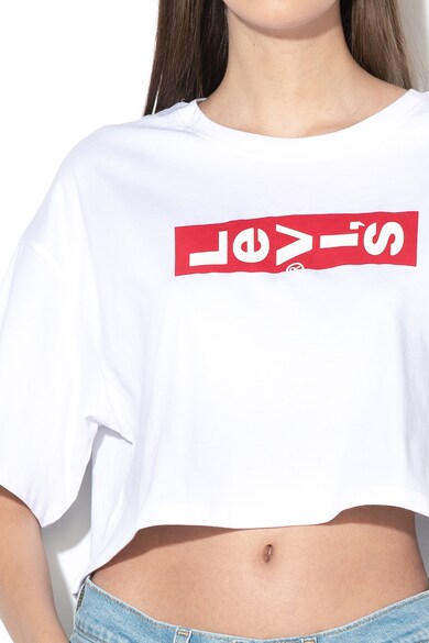 Levi's Tricou crop cu imprimeu logo Femei