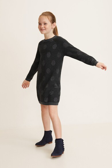 Mango Bolita Jersey Dress With Polka Dots Lány