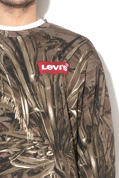 Levi's Bluza sport cu imprimeu abstract cu logo brodat Barbati
