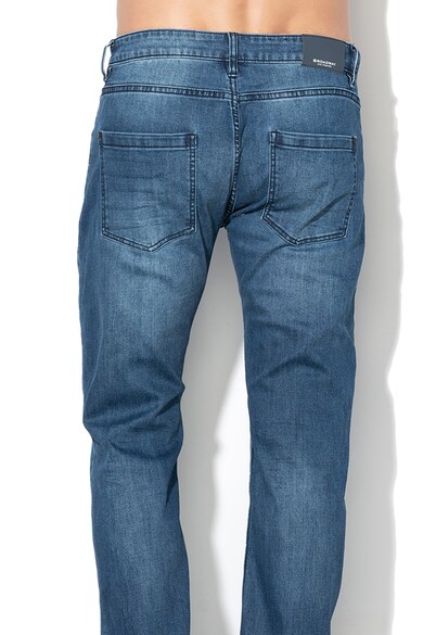 Broadway Blugi slim fit cu aspect decolorat Tyler Barbati