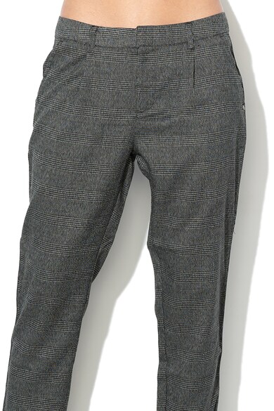 Greystone Pantaloni crop cu garnituri tubulare laterale Femei