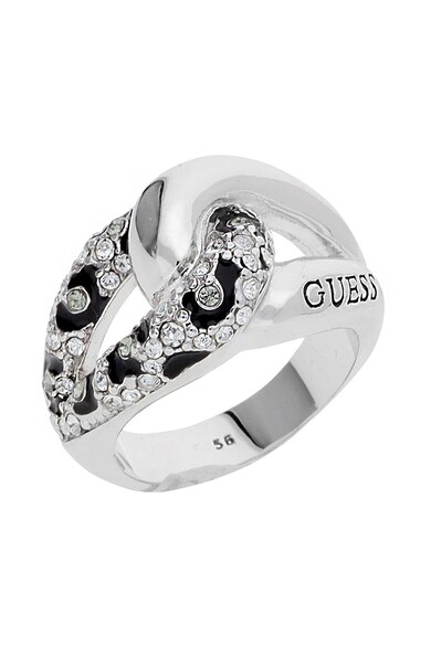 GUESS Inel cu cristale Swarovski Femei