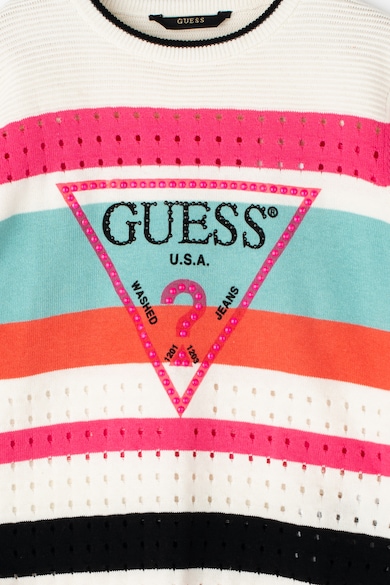 GUESS JEANS Pulover cu perforatii Fete