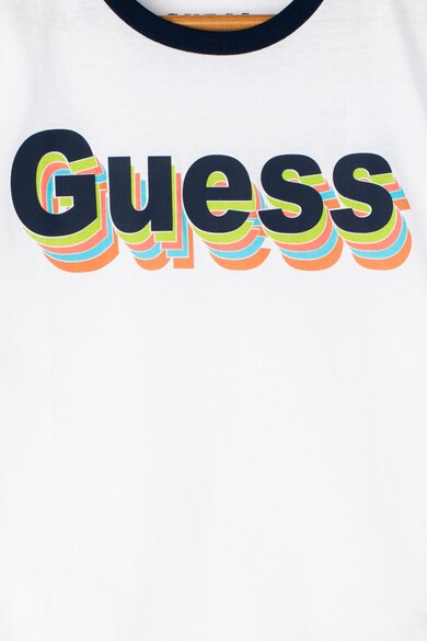 GUESS JEANS , Tricou cu imprimeu logo Baieti