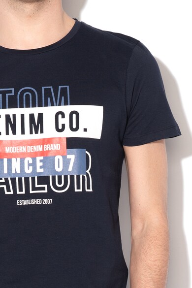 Tom Tailor Tricou cu imprimeu text 4 Barbati