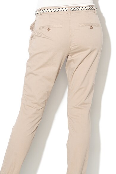 Tom Tailor Pantaloni chino slim fit cu o curea Femei