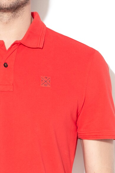 Tom Tailor Tricou polo cambrat, cu slituri laterale Barbati