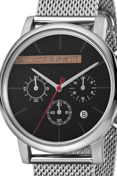 Esprit Chrono karóra hálós fémszíjjal férfi