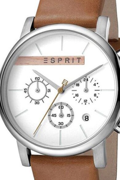 Esprit Chrono karóra bőrszíjjal férfi