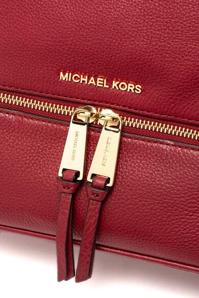 Michael Kors Кожена раница Rhea с лого Жени