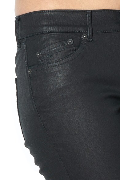 Pepe Jeans London Pantaloni skinny cu pelicula stralucitoare Pixie Femei