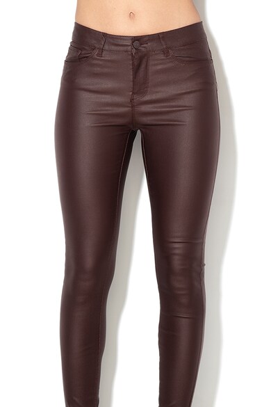 Vero Moda Pantaloni skinny cu aspect peliculizat Seven Femei