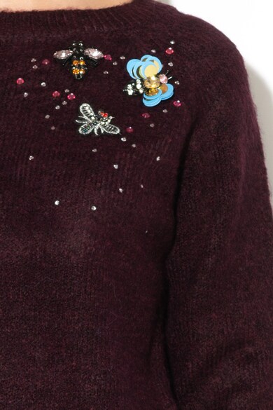 JdY Diamond raglánujjú pulóver dekoratív rátétekkel női