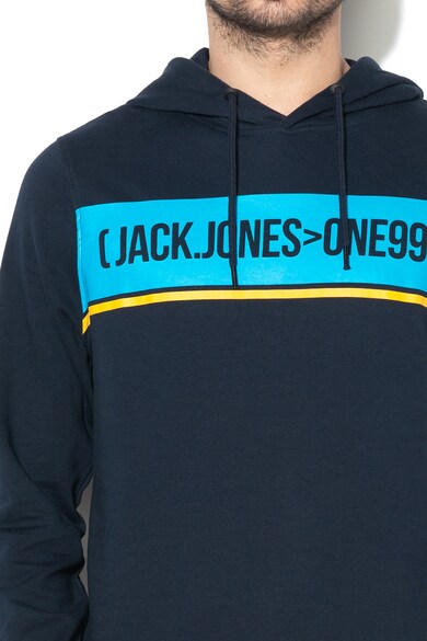 Jack & Jones Fexi logómintás kapucnis pulóver férfi