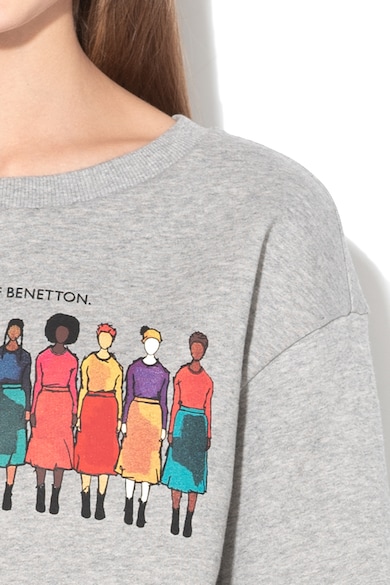 United Colors of Benetton Grafikai mintás pulóver női