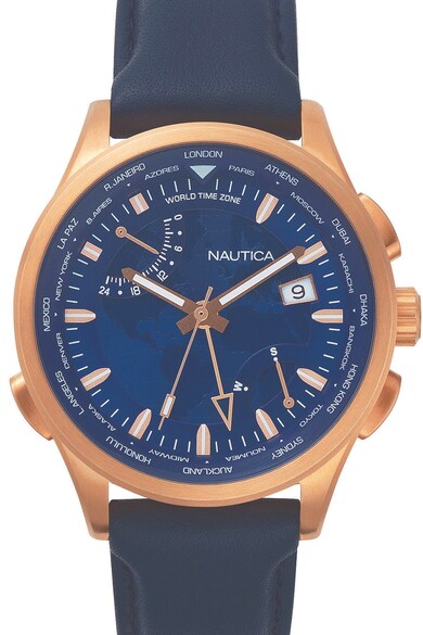 Nautica Bőrszíjas chrono karóra férfi