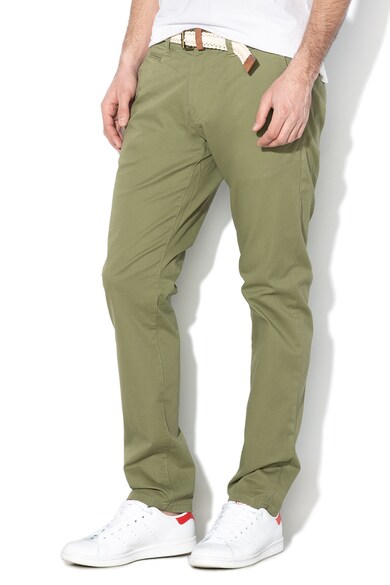 Esprit Pantaloni chino slim fit cu o curea 5 Barbati