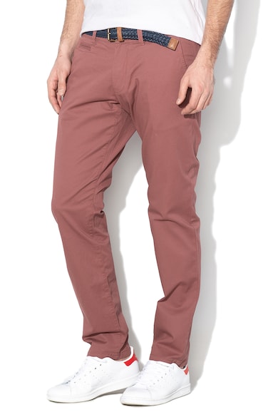 Esprit Pantaloni chino slim fit cu o curea 5 Barbati