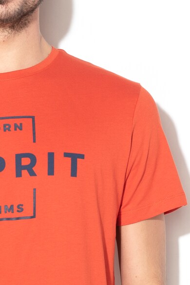 Esprit Тениска от оргеничен памук и лого Мъже