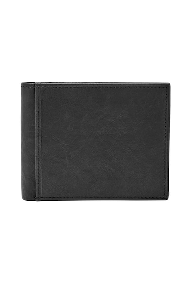 Fossil Кожен портфейл Bifold с двойно прегъване Мъже