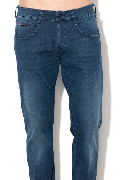 GUESS JEANS Slim fit farmernadrág mosott hatással férfi