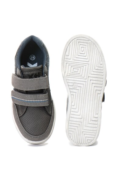 Xti Pantofi sport de piele ecologica si material textil cu perforatii Baieti