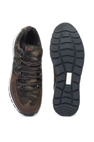 Enrico Coveri Pantofi sport slip-on cu model camuflaj Stapless Barbati