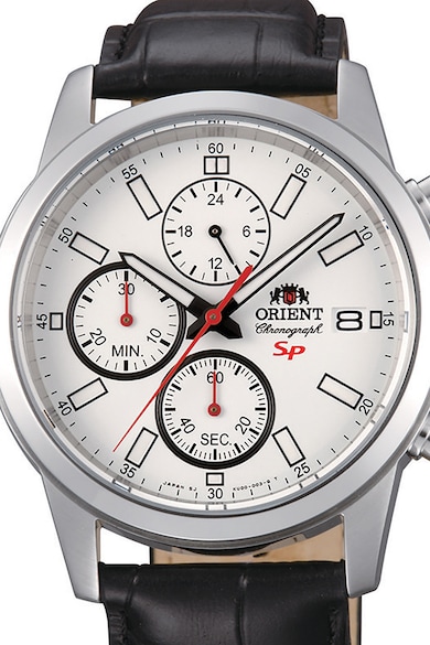 ORIENT Chrono karóra bőrszíjjal férfi