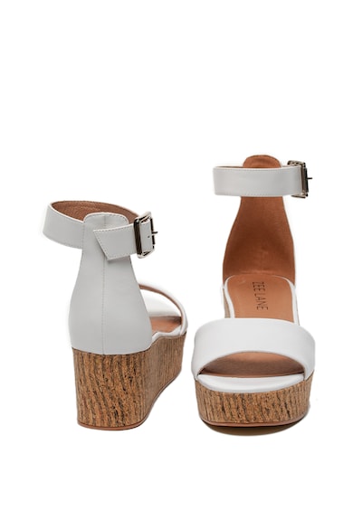 Zee Lane Sandale wedge de piele, cu bareta pe glezna Femei