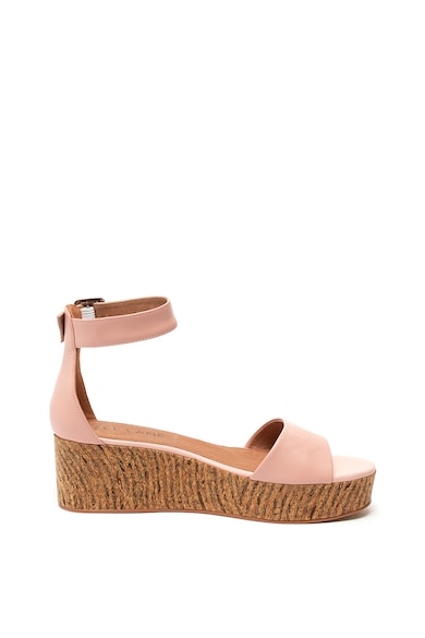 Zee Lane Sandale wedge de piele, cu bareta pe glezna Femei