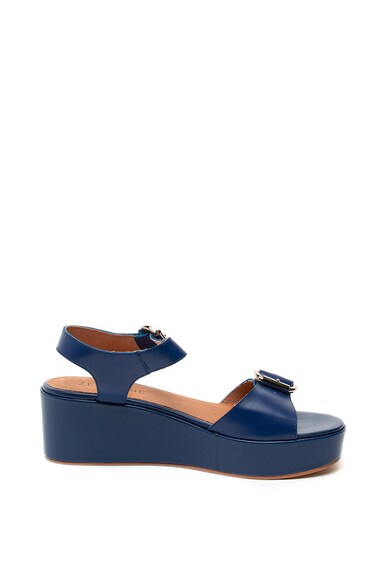 Zee Lane Sandale wedge de piele cu bareta pe glezna Femei