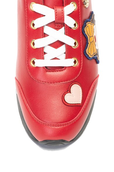 Love Moschino Pantofi sport de piele ecologica cu aplicatii decorative Femei