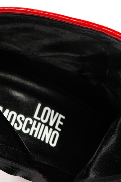 Love Moschino Botine cu aspect matlasat Femei