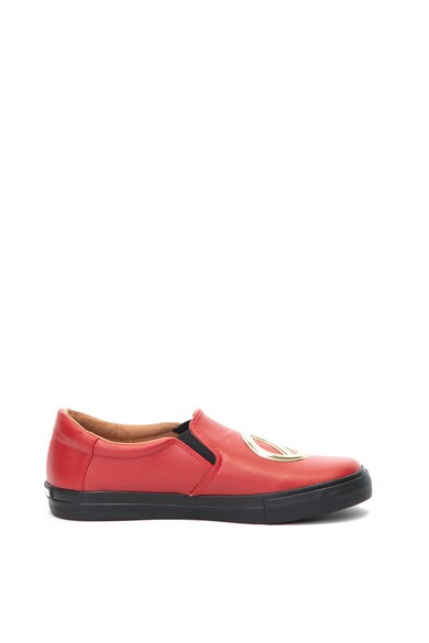 Love Moschino Pantofi slip-on de piele ecologica cu aplicatie decorativa Femei