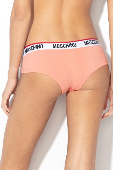 Moschino Chiloti hipster cu banda elastica cu logo in talie Femei