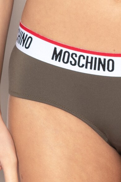 Moschino Chiloti hipster cu banda elastica cu logo in talie Femei
