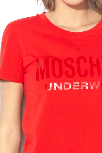 Moschino Tricou de casa cu imprimeu logo Femei